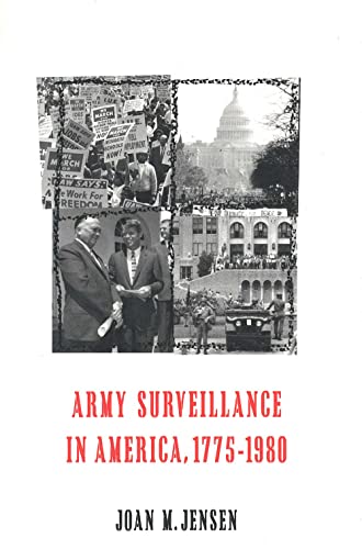 cover image Army Surveillance in America, 1775-1980