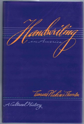 cover image Handwriting in America: A Cultural History