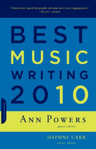cover image Best Music Writing 2010