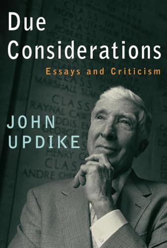 cover image Due Considerations: Essays and Criticism
