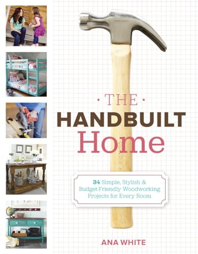 cover image The Handbuilt Home: 
34 Simple Stylish and Budget-Friendly Woodworking Projects 
for Every Room