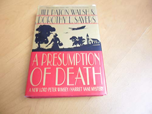 cover image A PRESUMPTION OF DEATH
