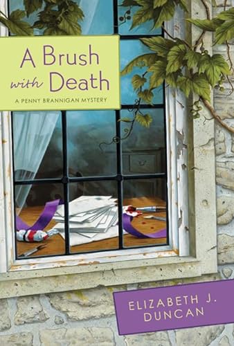 cover image A Brush with Death: A Penny Brannigan Mystery 