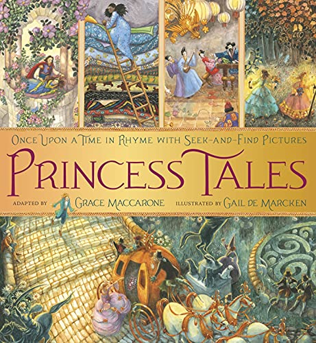 cover image Princess Tales: Once Upon a Time in Rhyme with Seek-and-Find Pictures
