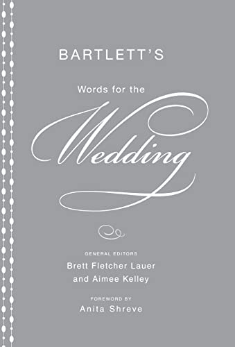 cover image Bartlett's Words for the Wedding