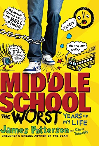 cover image Middle School, the Worst Years of My Life