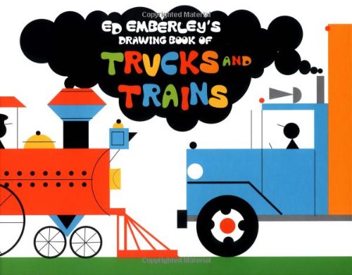 cover image Ed Emberley's Drawing Book of Trucks and Trains