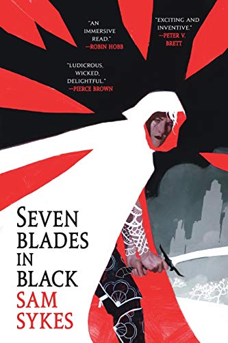cover image Seven Blades in Black (Grave of Empires #1)