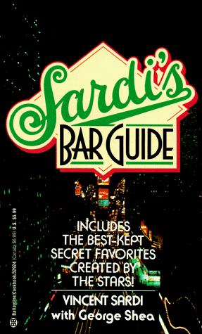 cover image Sardi's Bar Guide