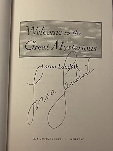 cover image Welcome to the Great Mysterious