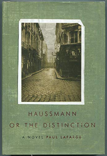 cover image HAUSSMANN, OR THE DISTINCTION