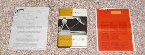 cover image Fire and Knowledge: Fiction and Essays