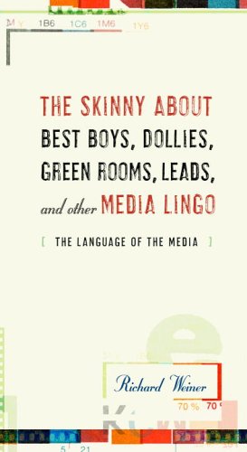 cover image The Skinny about Best Boys, Dollies, Green Rooms, Leads, and Other Media Lingo: The Language of the Media