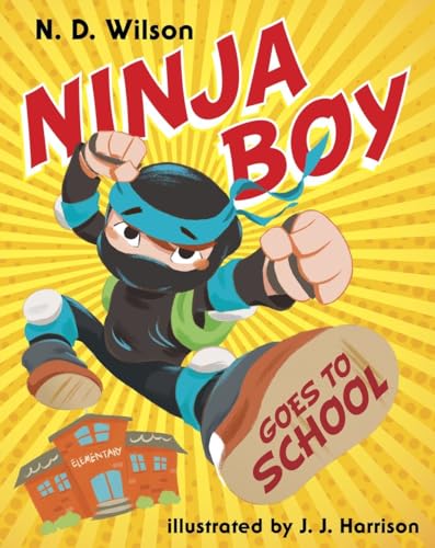 cover image Ninja Boy Goes to School