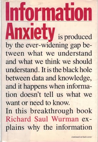 cover image Information Anxiety