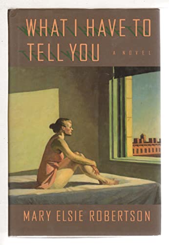 cover image What I Have to Tell You