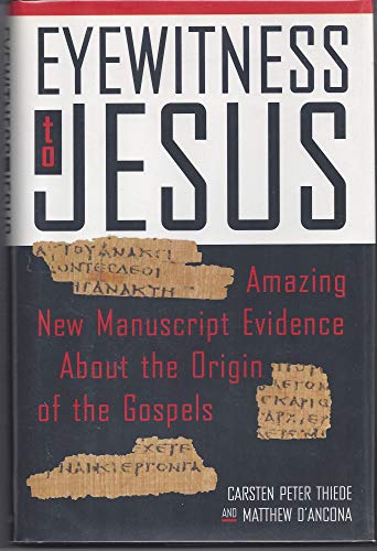 cover image Eyewitness to Jesus