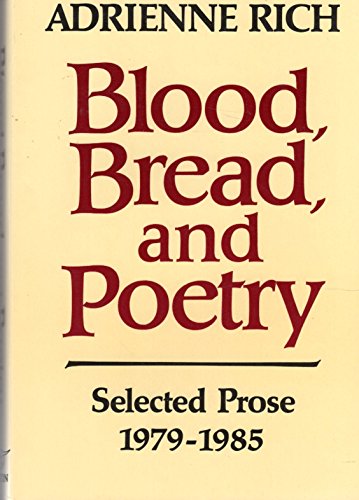 cover image Blood, Bread, and Poetry: Selected Prose, 1979-1985