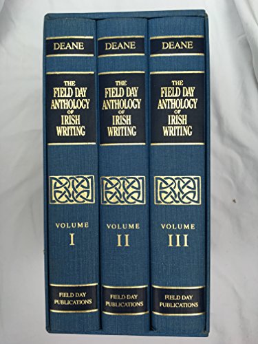 cover image The Field Day Anthology of Irish Writing 3 Vol. Set