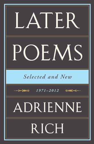 cover image Later Poems: Selected and New 1971–2012