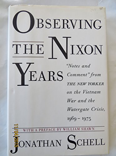 cover image Observing Nixon Years