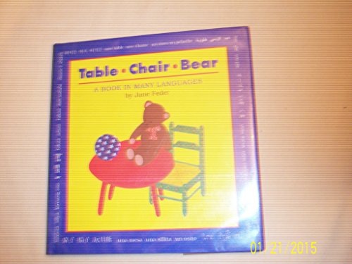 cover image Table, Chair, Bear: A Book in Many Languages
