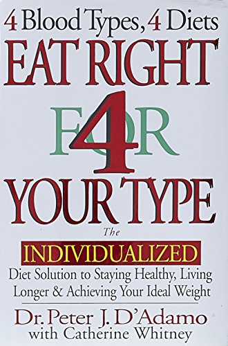 cover image Eat Right 4 Your Type