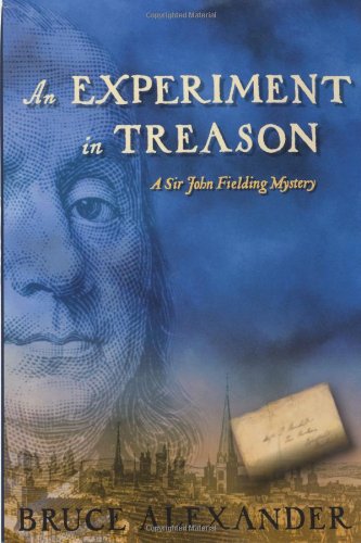 cover image AN EXPERIMENT IN TREASON: A Sir John Fielding Mystery