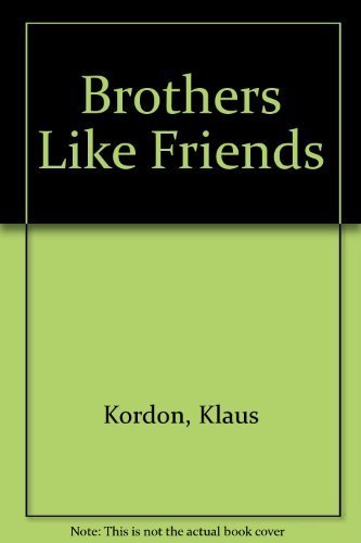 cover image Brothers Like Friends