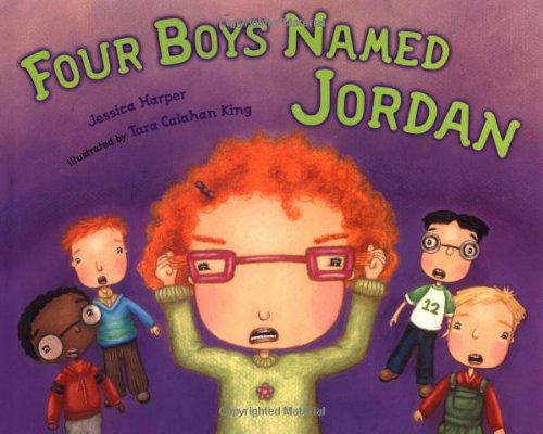 cover image FOUR BOYS NAMED JORDAN