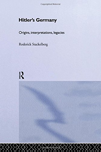 cover image Hitler's Germany: Origins, Interpretations, Legacies