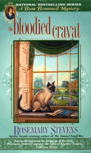 cover image THE BLOODIED CRAVAT: A Beau Brummell Mystery