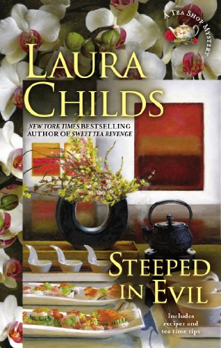 cover image Steeped in Evil: Tea Shop Mystery #15