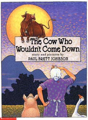 cover image THE COW WHO WOULDN'T COME DOWN