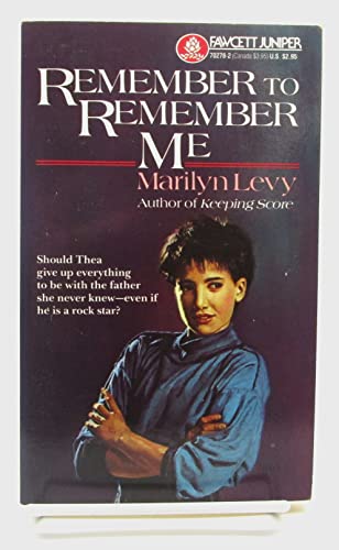 cover image Remember to Rememb Me