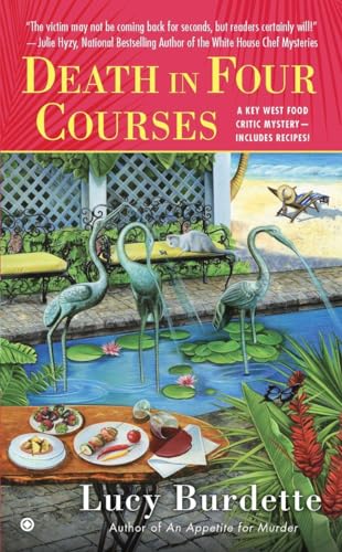 cover image Death in Four Courses: 
A Key West Food Critic Mystery 