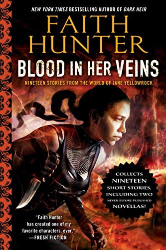 cover image Blood in Her Veins: Nineteen Stories from the World of Jane Yellowrock
