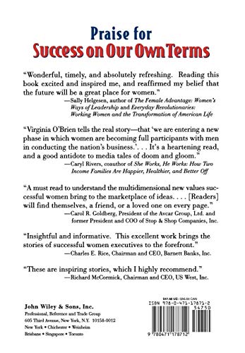 cover image Success on Our Own Terms: Tales of Extraordinary, Ordinary Business Women