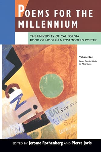 cover image Poems for the Millennium: The University of California Book of Modern and Postmodern Poetry. Volume One: From Fin-de-Sia?cle to Negritude