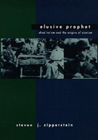 cover image Elusive Prophet: Ahad Ha'am and the Origins of Zionism