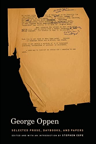 cover image Selected Prose, Daybooks, and Papers