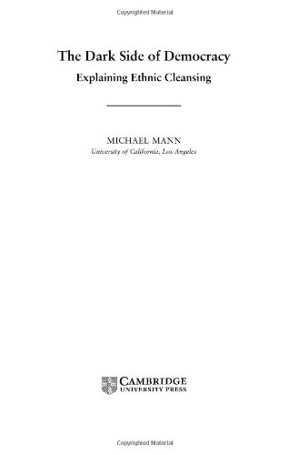 cover image THE DARK SIDE OF DEMOCRACY: Explaining Ethnic Cleansing