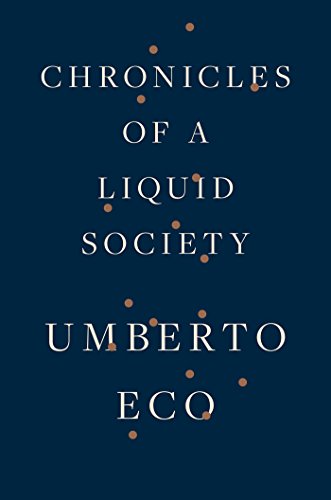 cover image Chronicles of a Liquid Society 