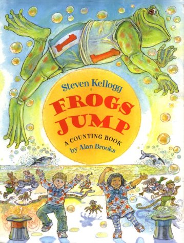 cover image Frogs Jump; A Counting Book