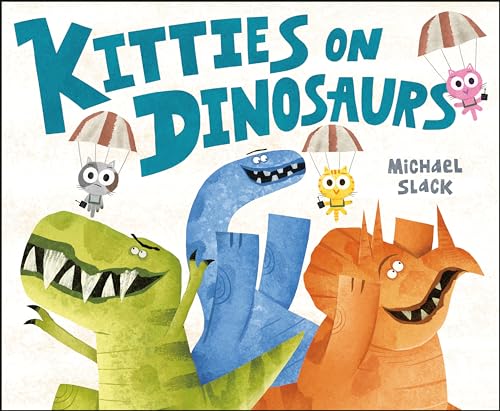 cover image Kitties on Dinosaurs