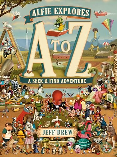 cover image Alfie Explores A to Z: A Seek-and-Find Adventure