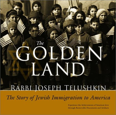 cover image THE GOLDEN LAND: The Story of Jewish Immigration to America