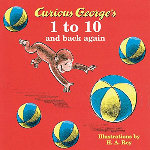 cover image Curious George's 1 to 10 and Back Again