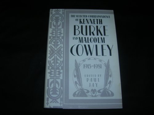 cover image Burke and Cowley: 2selected Correspondence