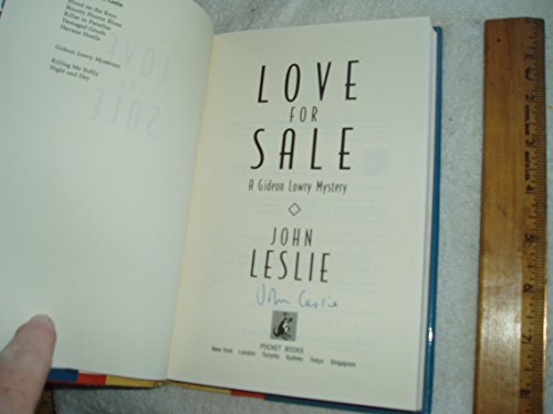 cover image Love for Sale: A Gideon Lowry Mystery